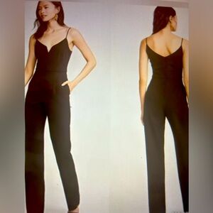 BLACK HALO McBETH Black Sleeveless Jumpsuit Size 6P